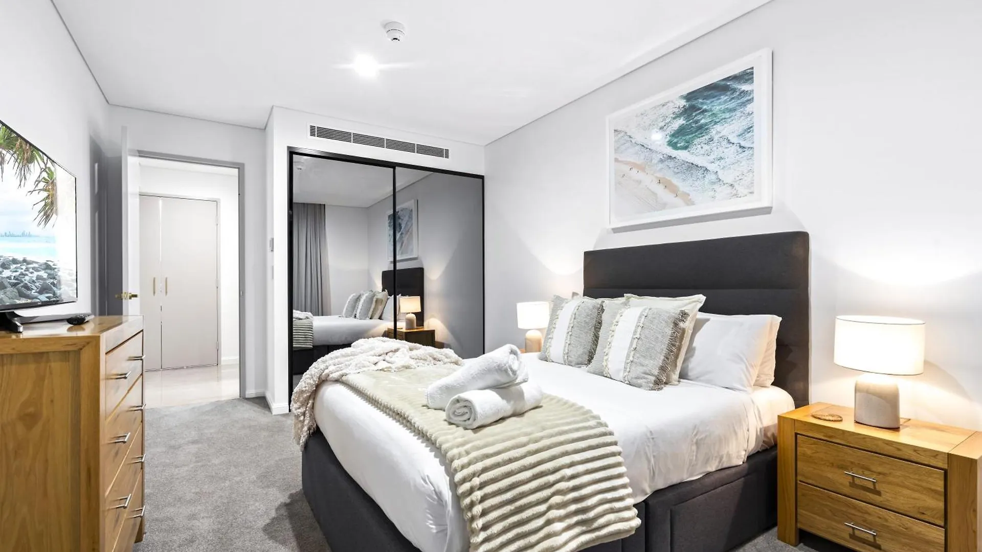 Apartament Luxury High Floor 3 Bedroom Unit With Ocean Views - Q Stay Gold Coast
